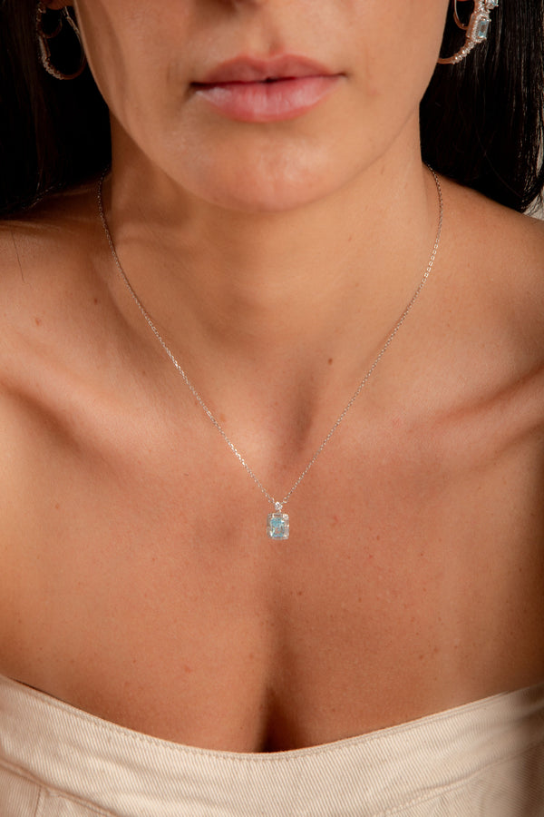 Colar Ponto de Luz Topázio Classico P925