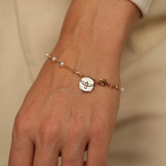 Pulseira Divino Espirito Santo Perola
