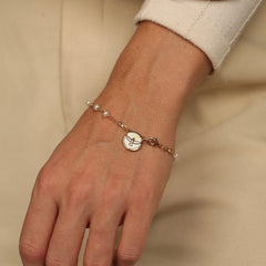 Pulseira Divino Espirito Santo Perola