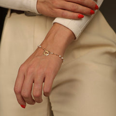 Pulseira Divino Espirito Santo Perola