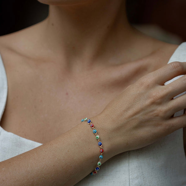 Pulseira Olho Grego Rainbow