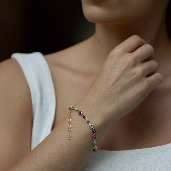 Pulseira Olho Grego Rainbow
