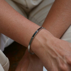 Bracelete Luxo Ródio Branco