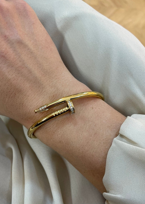 Bracelete Prego Cravejado B.O.