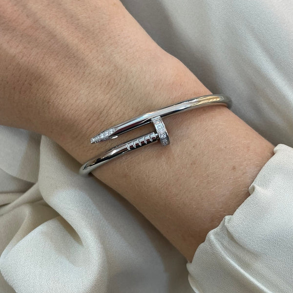 Bracelete prego cravejado