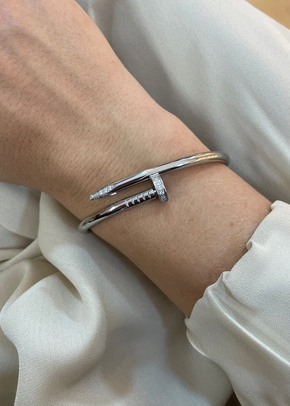 Bracelete prego cravejado